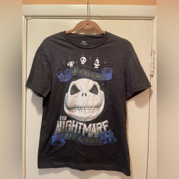 Disney Other - Disney The Nightmare Before Christmas Jack Skellington Charcoal Tee Medium M